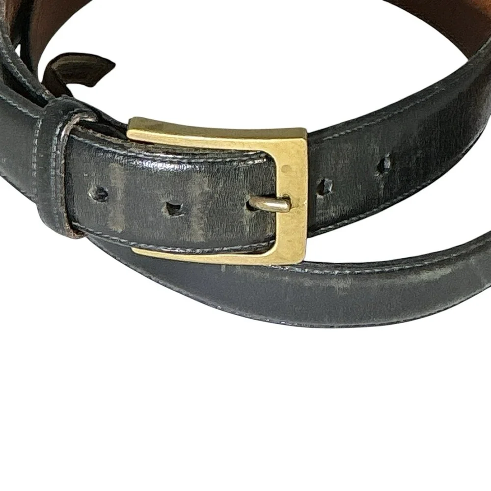 Trafalgar Black Leather Belt 42